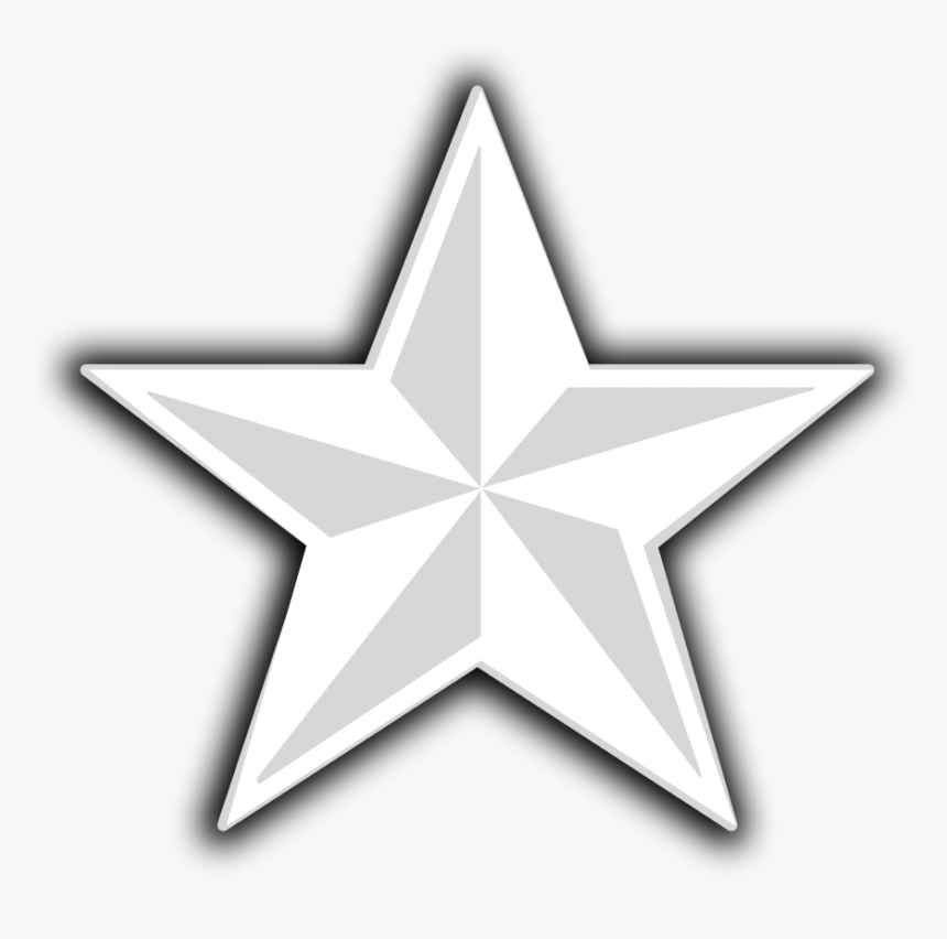 Transparent Star Clipart Black And White - White Star Transparent Background, HD Png Download, Free Download