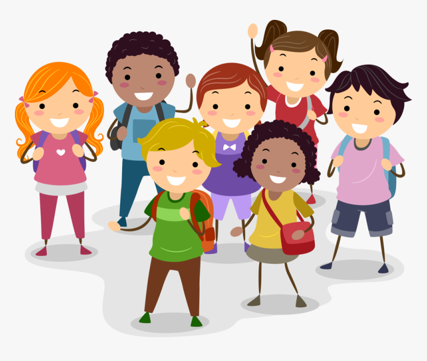 Students - Children Vector Png, Transparent Png, Free Download