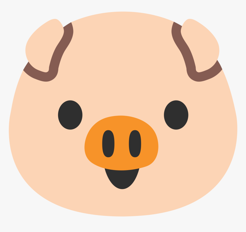 Free Png Emoji Android Pig Face Png Images Transparent - Pig Emojis, Png Download, Free Download