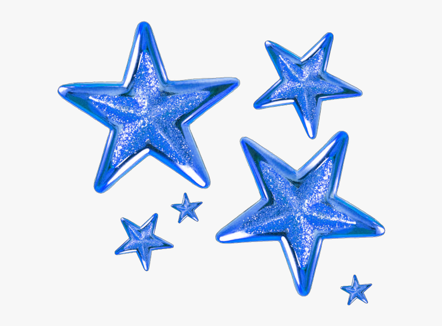 #blue #star #stars - Transparent Background Gold Stars Png, Png Download, Free Download