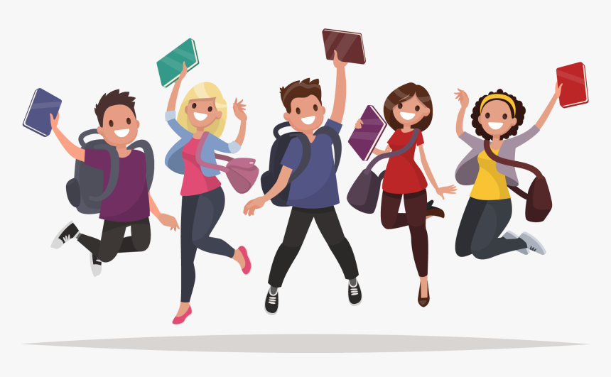 Free Download Student School - Students Png Cartoon, Transparent Png, Free Download