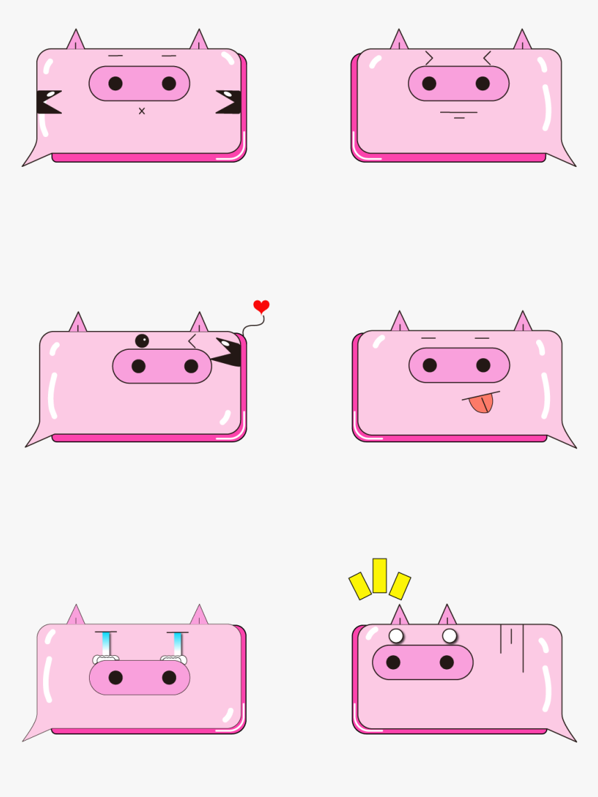 Pig Cartoon Bubble Box Dialog Png And Vector Image, Transparent Png, Free Download