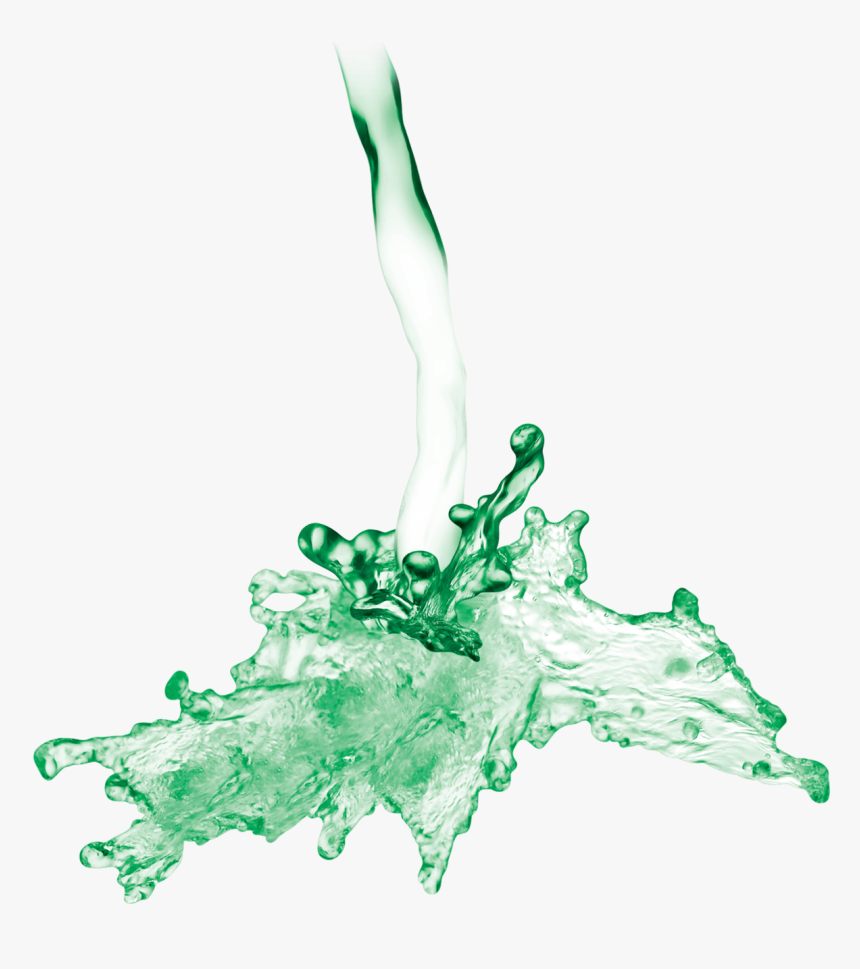 Green Water Splash Png , Png Download - Water Green Png, Transparent Png, Free Download