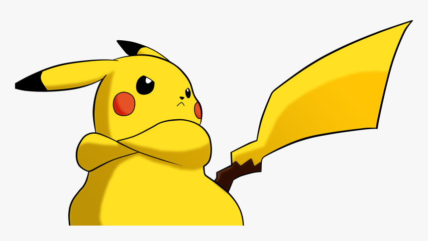 Pikachu Epic Pose By Dhencod-d55ji0n - Pikachu Angry Png, Transparent Png, Free Download