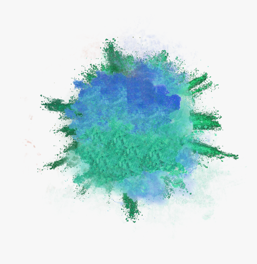 Transparent Green Paint Splash Png - Color Splash Png Green, Png Download, Free Download