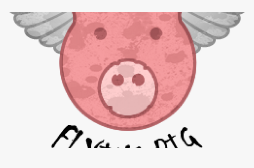 Flying Pig - Cartoon - Cartoon, HD Png Download, Free Download
