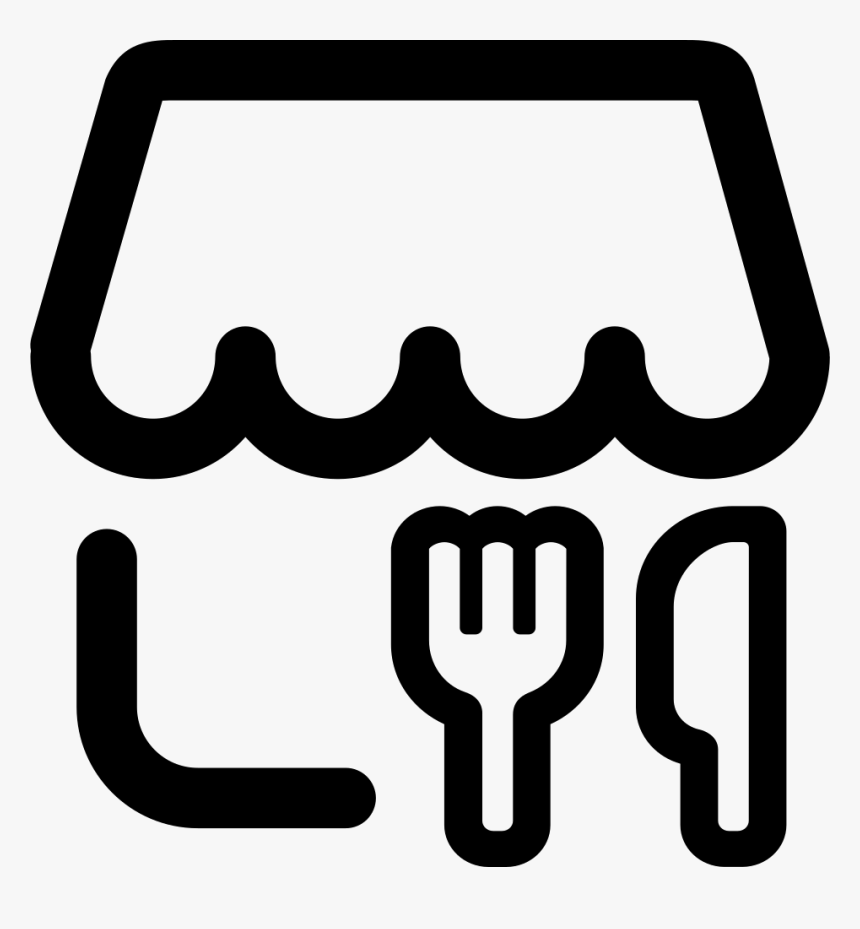 List Of Restaurants - Restaurant Icon White Png, Transparent Png, Free Download