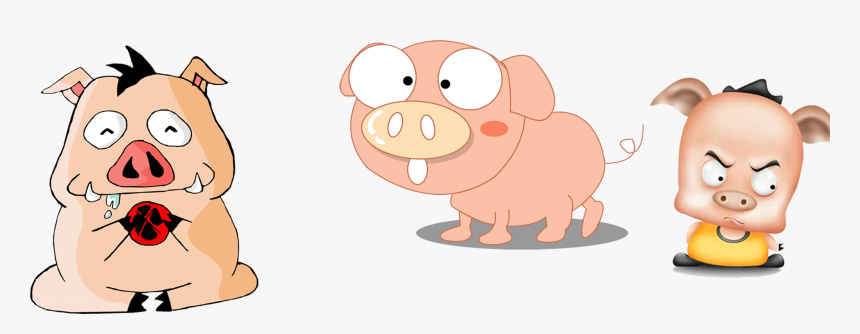 Clip Art Cute Cartoon Pig Pictures - 卡通 猪, HD Png Download, Free Download