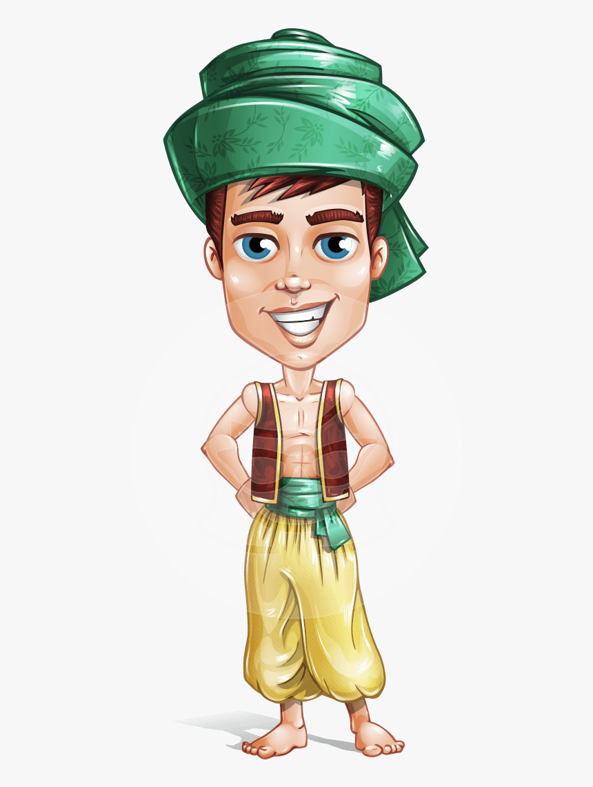 Amir The Sand Prince - Arab Prince Cartoon Character, HD Png Download, Free Download