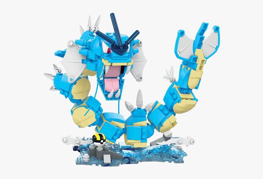 Building Construx Set Mega Pikachu Gyarados Brands - Mega Construx Pokemon Gyarados, HD Png Download, Free Download