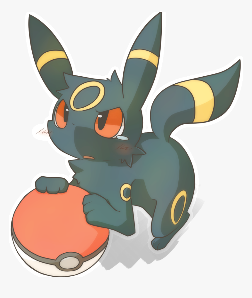 Pikachu Mammal Vertebrate Cartoon - Umbreon Cute Shiny Umbreon Pokemon Drawings, HD Png Download, Free Download