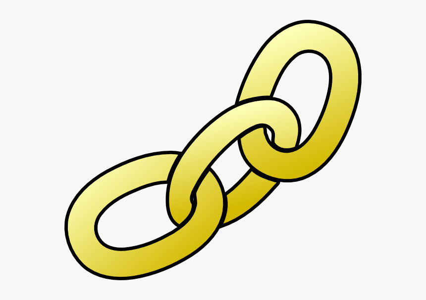 Gold Chain Clip Art At Clker - Link Clipart, HD Png Download, Free Download