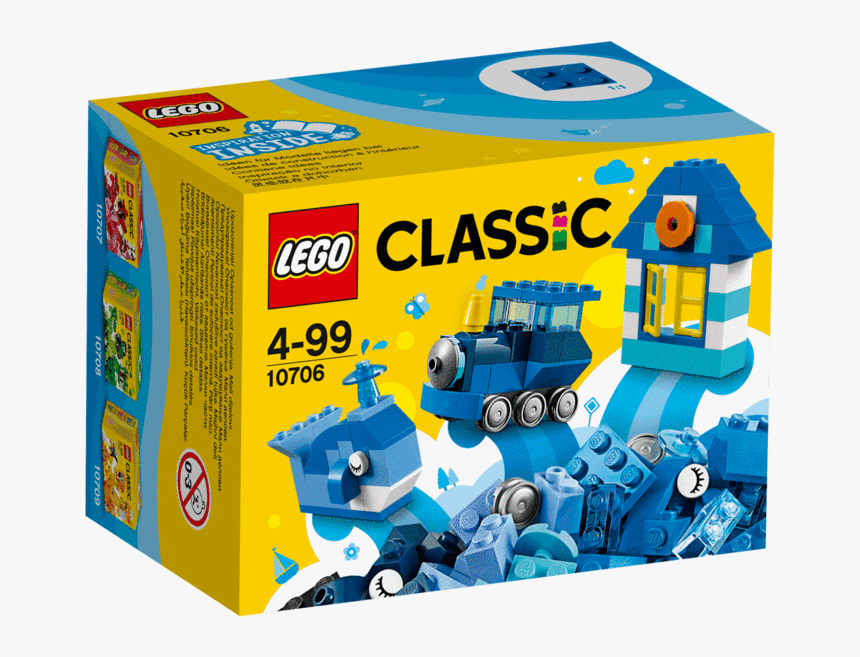 Blue Creativity Box - Lego Classic Blue Creativity Box 10706, HD Png Download, Free Download