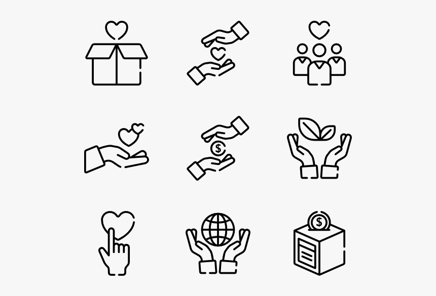 Charity - Artificial Intelligence Icons, HD Png Download, Free Download
