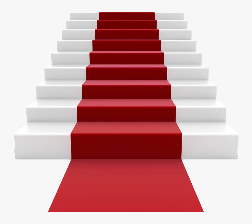 Transparent Stair Clipart - Green Carpet With Steps, HD Png Download, Free Download
