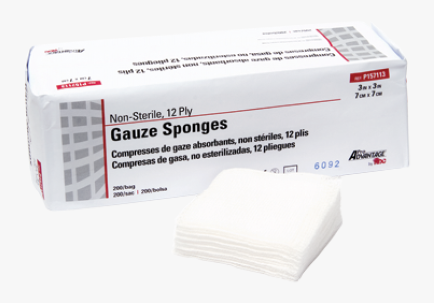 Gauze Sponges - P157114 Pro Advantage, HD Png Download, Free Download