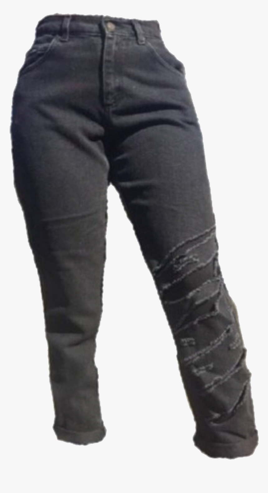 Aesthetic Black Jeans Png, Transparent Png - kindpng