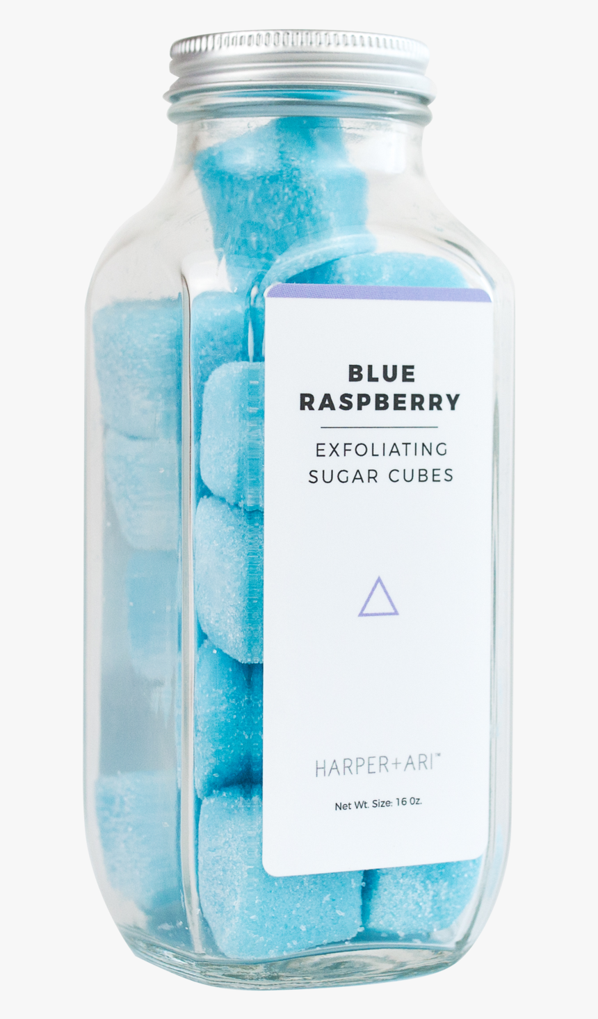 Blue Raspberry Sugar Cubes - Plastic Bottle, HD Png Download, Free Download