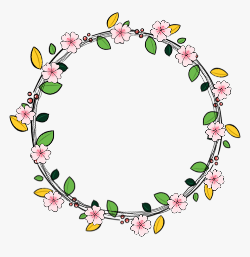 Garland Fresh Hand Painted Border Png And Psd Clipart, Transparent Png, Free Download