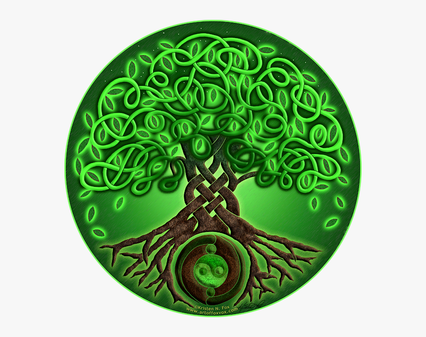 Celtic Tree Of Life Colored, HD Png Download, Free Download