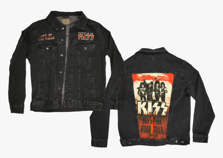 Black Denim Jacket With Patches, HD Png Download, Free Download