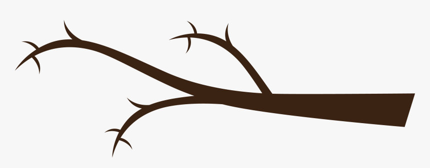 Collection Of Branch - Simple Tree Branch Clip Art, HD Png Download, Free Download