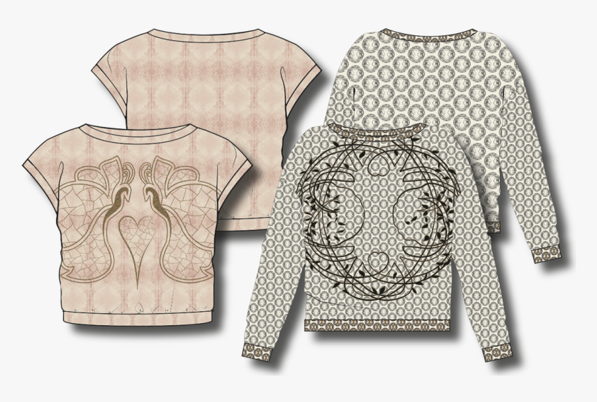 Made To Measure Prints For The "ejm Art Blouse & Sweater - Long-sleeved T-shirt, HD Png Download, Free Download