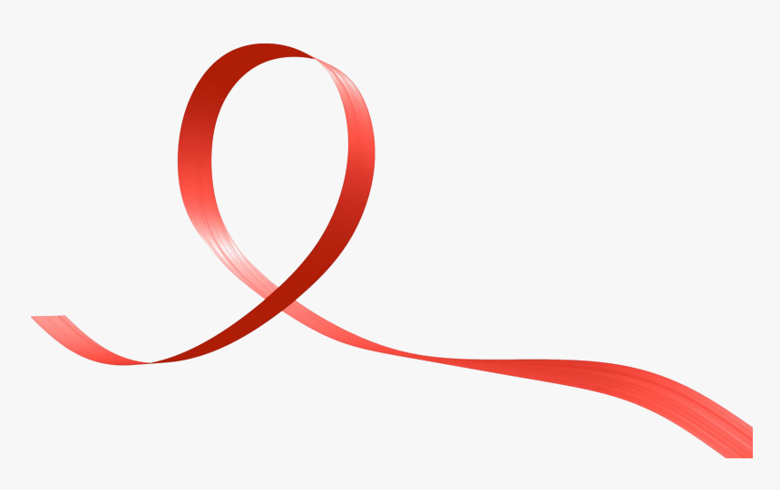 Red Ribbon Png Transparent - Transparent Ribbon, Png Download, Free Download