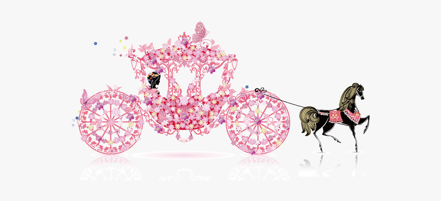 Wedding,carriage,wedding Cinderella Carriage Invitation - Transparent Background Cinderella Carriage Png, Png Download, Free Download