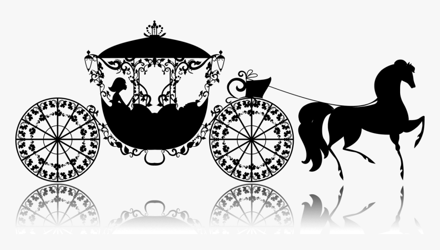 Cinderella Carriage Drawing Illustration - Cinderella Carriage Vector, HD Png Download, Free Download