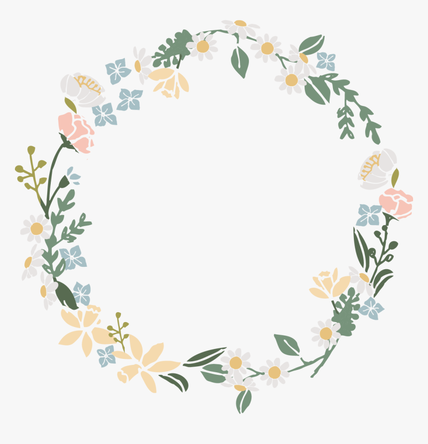 Wreath Flower Floral Design - Free Floral Wreath Png, Transparent Png, Free Download