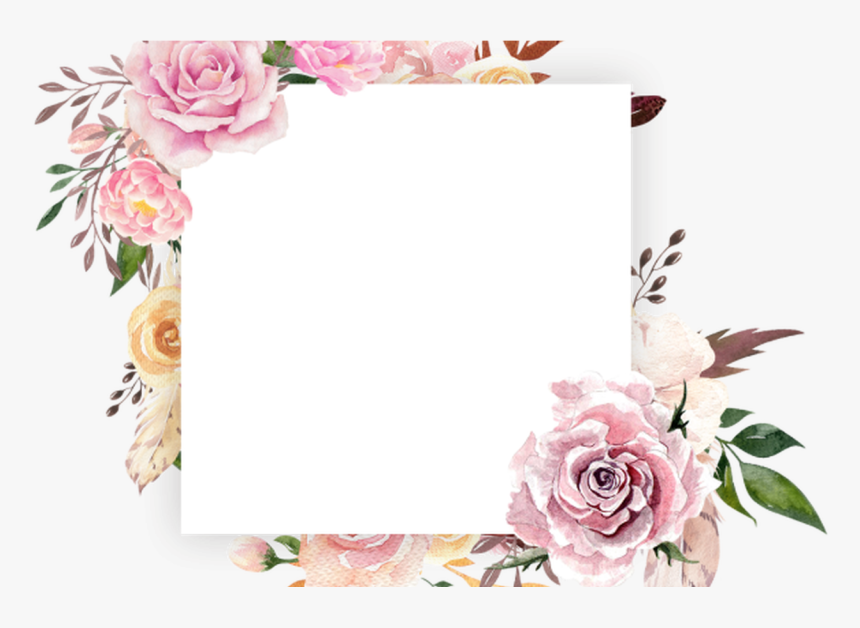 Transparent Watercolor Floral Wreath Png - Transparent Background Floral Wreath, Png Download, Free Download