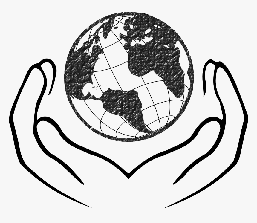 Transparent Globe Drawing Png - Save Mother Earth Drawing, Png Download, Free Download
