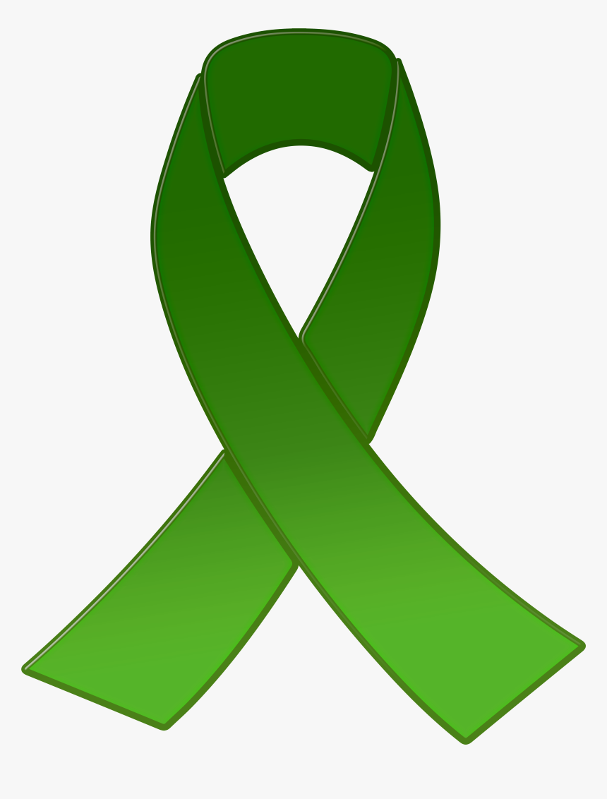 Green Awareness Ribbon Png Clipart, Transparent Png, Free Download
