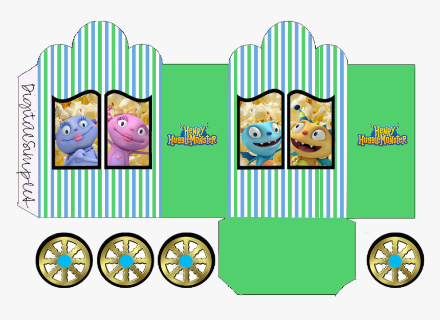 Princess Carriage Shaped Free Printable Boxes - Henry Hugglemonster, HD Png Download, Free Download