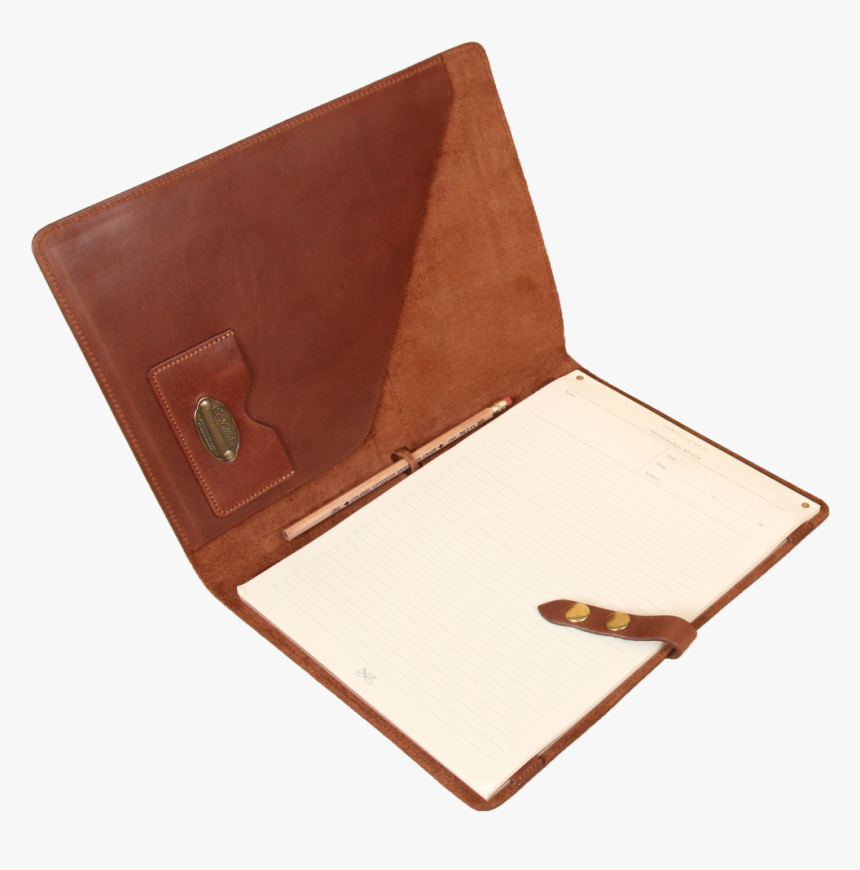 American Made Leather Portfolio From Col - Wallet, HD Png Download, Free Download