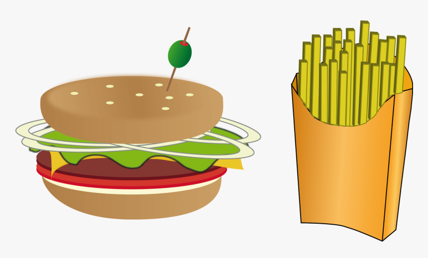 Transparent Hamburguesa Dibujo Png - Fast Food, Png Download, Free Download