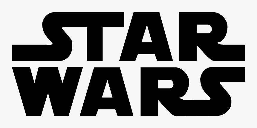 Star Wars Logo Transparent Black Vector - Logo De Star Wars, HD Png Download, Free Download