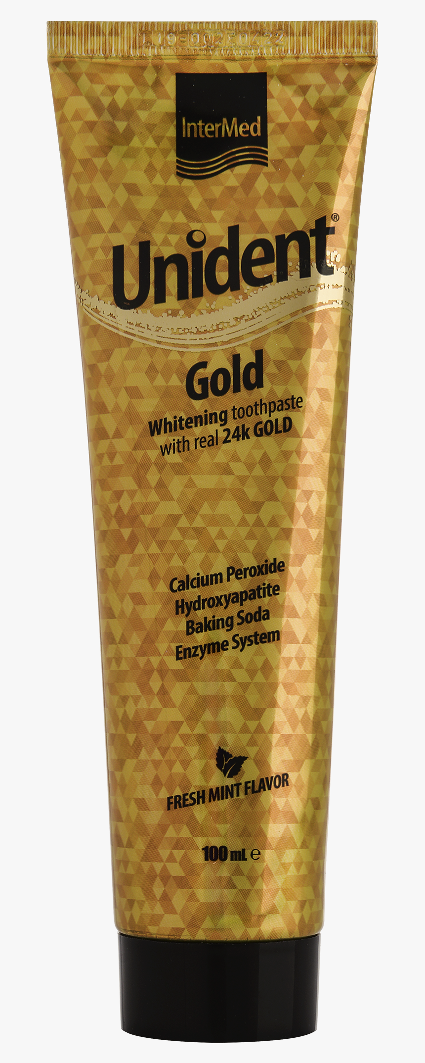 Unident Gold Toothpaste Tube Packaging - Cosmetics, HD Png Download, Free Download