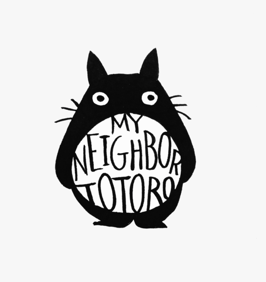 Image Result For Totoro Silhouette Png - My Neighbour Totoro Logo, Transparent Png, Free Download