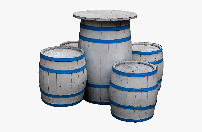 White Wood Barrels Png - White Wood Barrel, Transparent Png, Free Download