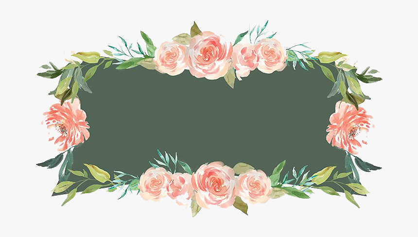 Floral Frame Png - Frame Floral Png Free, Transparent Png, Free Download