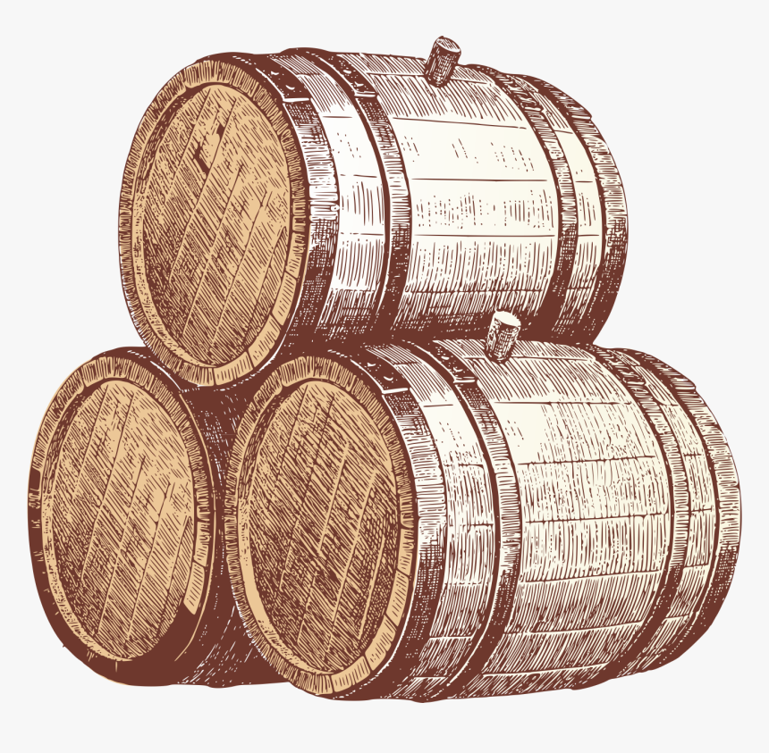 Painted Ale Cask Beer Barrel Red Wine Clipart - Barrel Of Ale, HD Png Download, Free Download