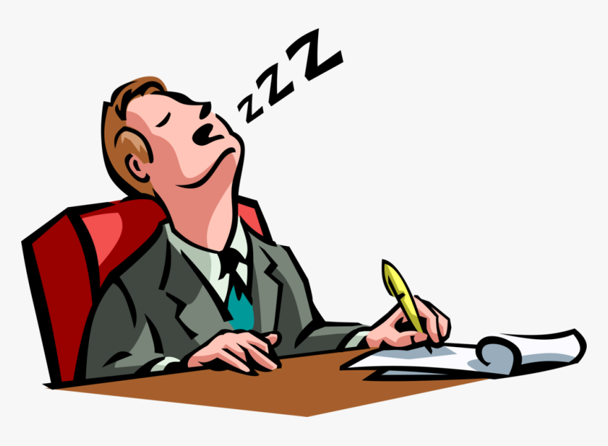 Tired Worker Falls Asleep - Time For A Nap, HD Png Download, Free Download