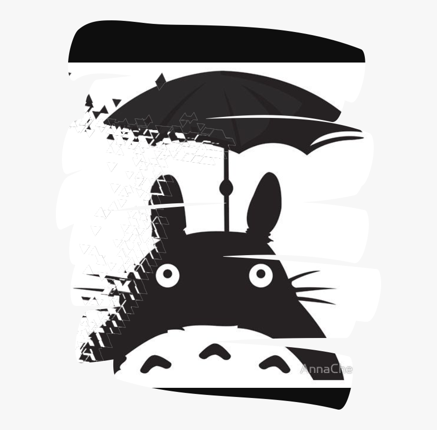 Transparent My Neighbor Totoro Png - Totoro Black And White, Png Download, Free Download