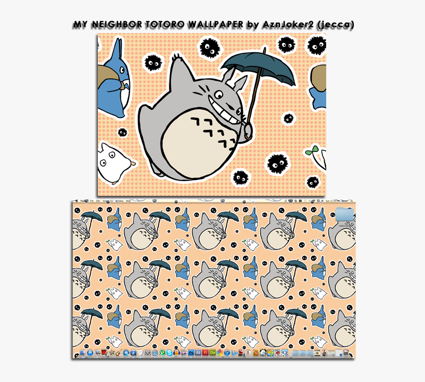 My Neighbor Totoro Pattern, HD Png Download, Free Download