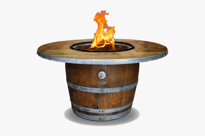 Wine Barrel Fire Pit Propane, HD Png Download, Free Download