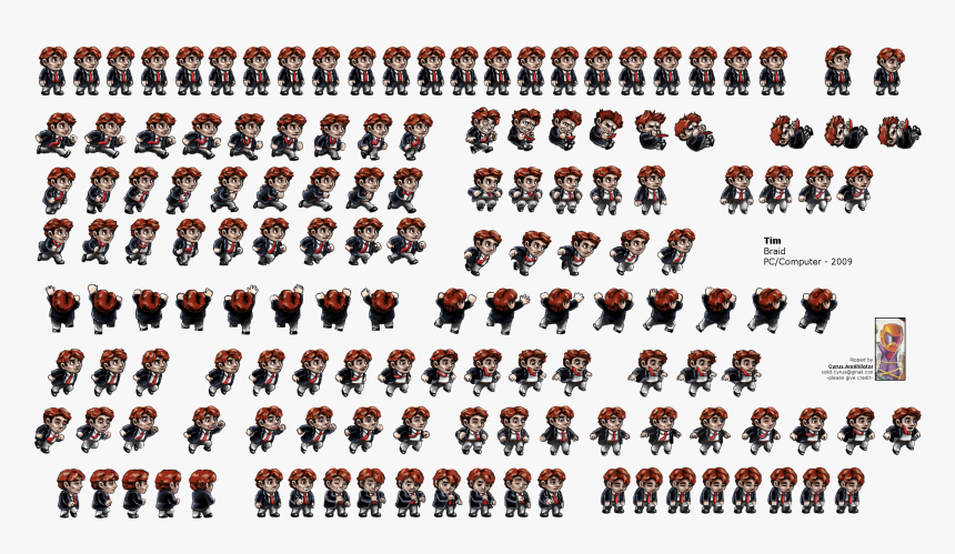Construc2d Game Character Png - 2d Game Character Png, Transparent Png, Free Download