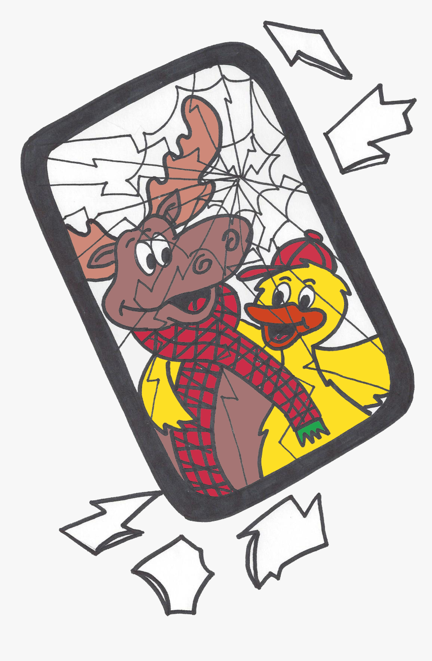 Maury & Mikey Broken Phone Clipart , Png Download - Cartoon, Transparent Png, Free Download