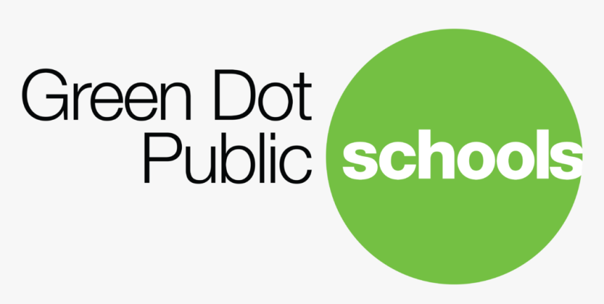 Green Dot Logo Colored Large-3 - Green Dot Public Schools, HD Png Download, Free Download